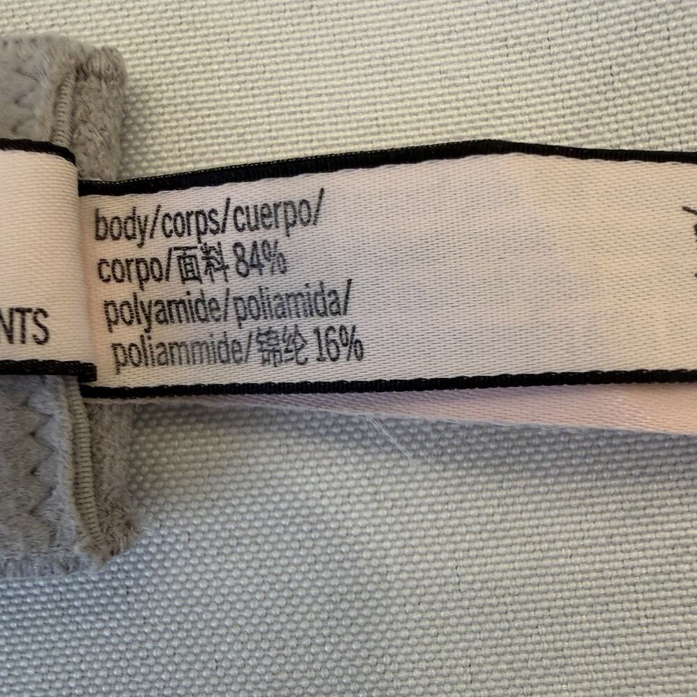 Victoria Secret Push-Up Lace Bra Size 34DDD Lavender Gray Mesh Sides Straps - Picture 12 of 12